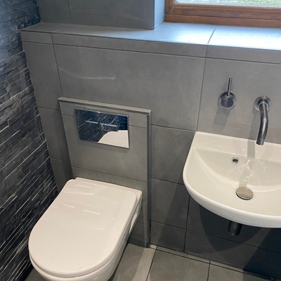 New bathroom suite installed by Celtic Plumbing & Tiling